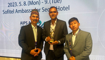 नेपाल खेलकुद पत्रकार मञ्चलाई एआईपीएस एसिया अवार्ड